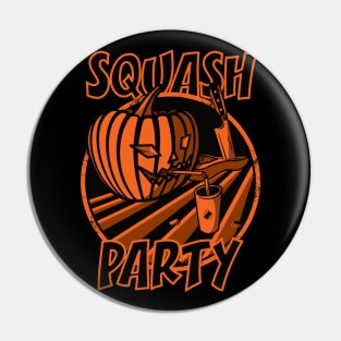 Halloween Squash Party Pin