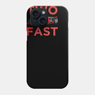 Two Fast Two Year Old Race Car Theme 2nd Birthday Party Phone Case