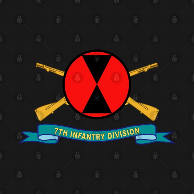 7th Infantry Division - SSI w Br - Ribbon X 300 by twix123844