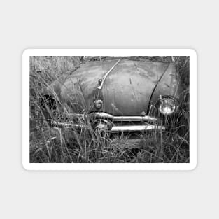 Abandoned Car Photo Magnet