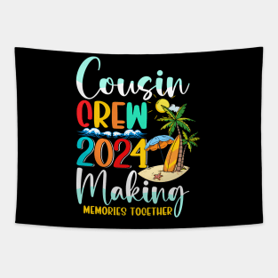 Cousin Crew 2024 Summer Vacation Beach Family Matching Tapestry