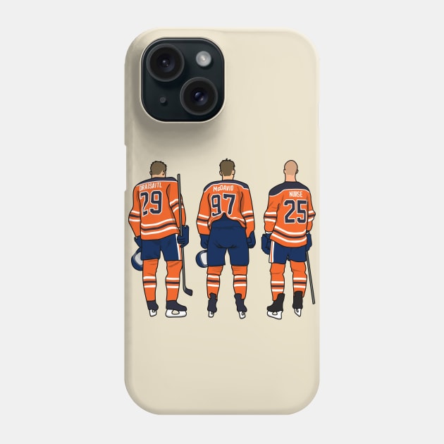 the big 3 from edmonton Phone Case by rsclvisual