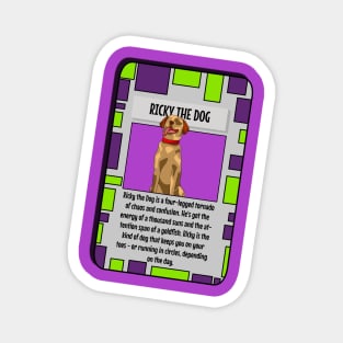 Animal Trading Card - Dog Magnet