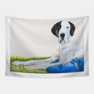 Great dane - harlequin Tapestry