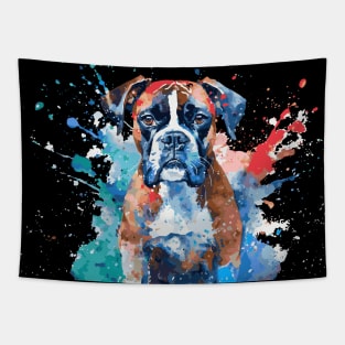 Boxer Dog Tapestry