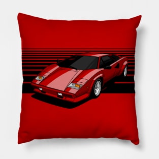 The amazing supercar drawing for clear backgrounds Pillow