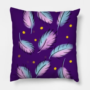 Carnival nights Leaves pattern Pillow