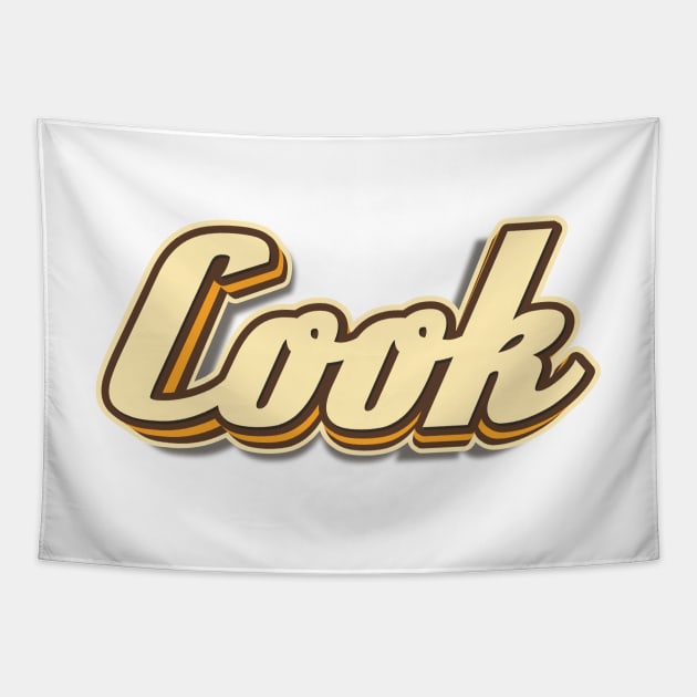 Cook typography Tapestry by KondeHipe