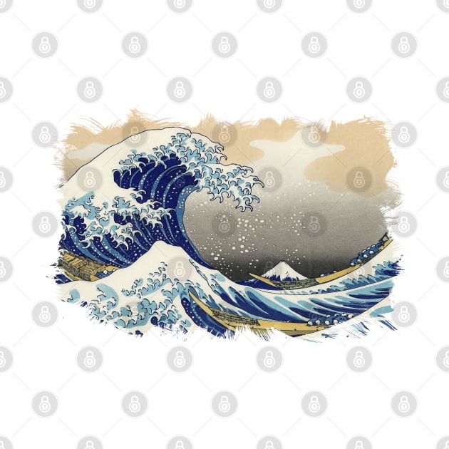 ✪ The Great Wave Off Kanagawa ✪ Retouched Fan Art by Naumovski