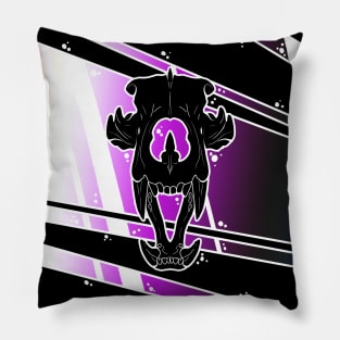 Genderfluid Pride Skull - Bear Pillow