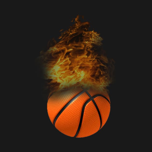 Fire Basketball by Skymann