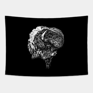 Bison head Tapestry