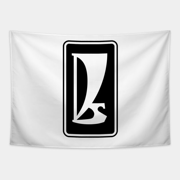 Lada Logo 1980s without lettering (black) Tapestry by GetThatCar