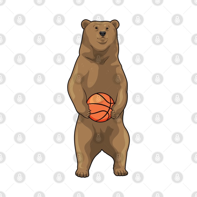 Bear Basketball player Basketball by Markus Schnabel