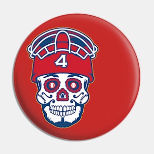 Yadi Molina Sugar Skull Pin