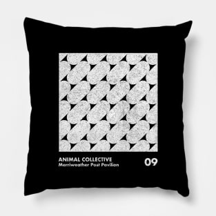 Animal Collective / Minimal Graphic Design Tribute Pillow