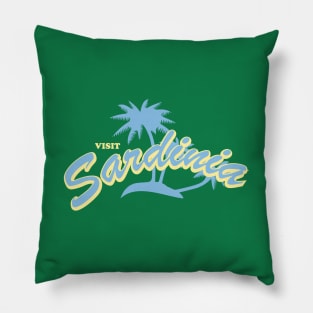 Vintage Travel - Sardinia Pillow