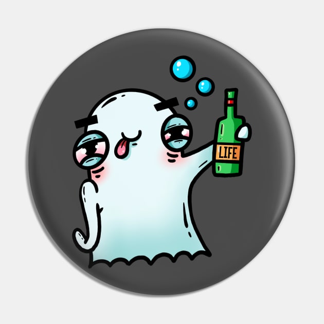 Drunk On Life Pin by aGoM