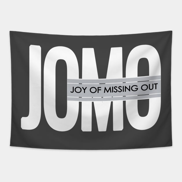 JOMO-joy of missing out Tapestry by Fashioned by You, Created by Me A.zed