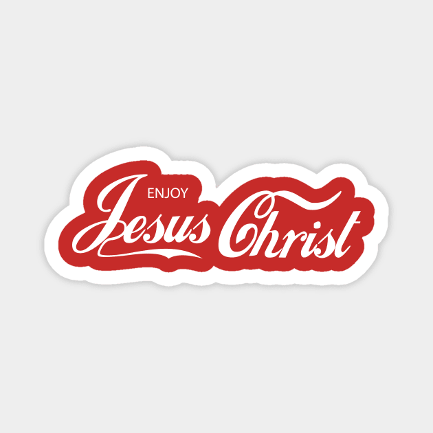 Jesus Christ - Coca Cola Style Magnet by sebstgelais