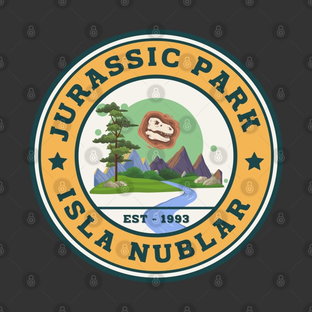 Jurassic Park Isla Nublar by Jurassic Merch