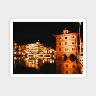 Night, Zurich, Switzerland. Magnet