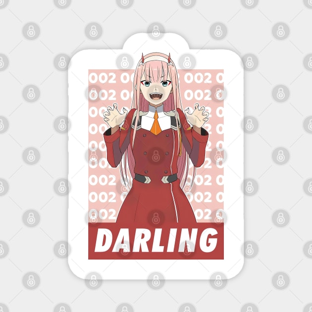 Zero two Magnet by Vhitostore