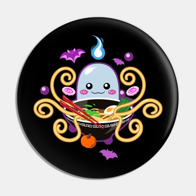 Spooky Ramen Pin by ZeroMayhem