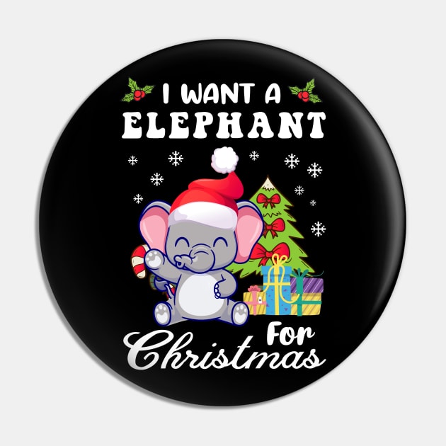 I Want A Elephant For Christmas Baby Elephants Christmas Pin by DonVector