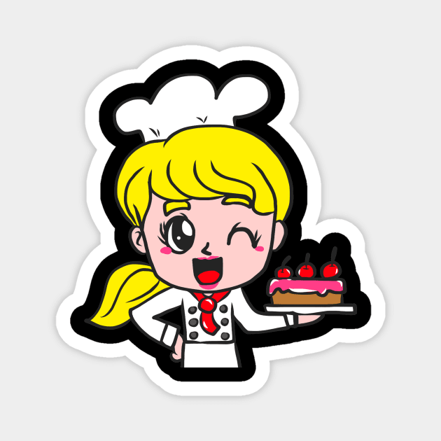 CONFECTIONER Magnet by KK-Royal