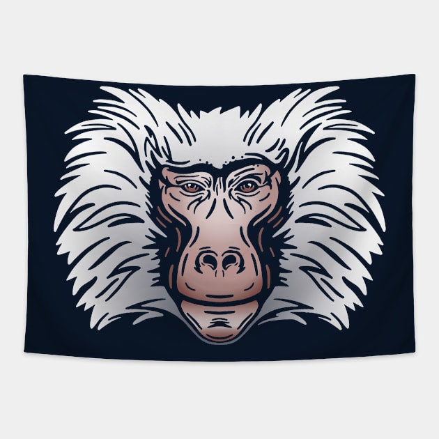 Baboon Tapestry by JunkyDotCom