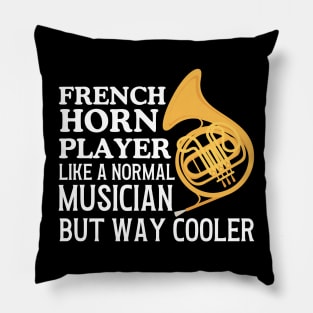 French Horn Player Pillow