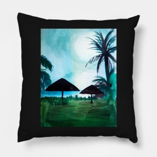 Las Lajas Sunset, Boquete Panama Pillow