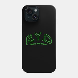 Black&Green Recover Your Dreams Logo Phone Case