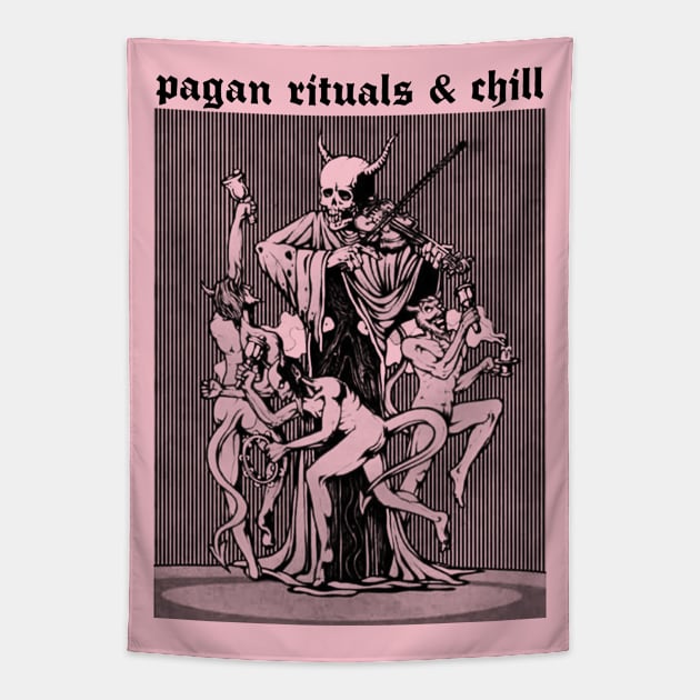 Pagan Rituals & Chill †††† Tapestry by DankFutura