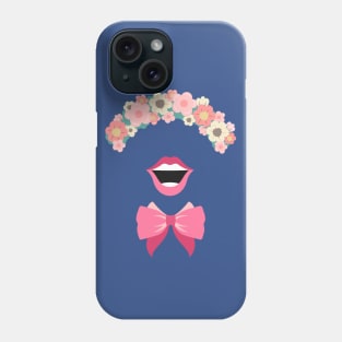 Pink Lady Floral Phone Case