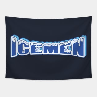 Icemen Hockey Logo Tapestry