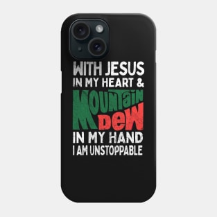 With Jesus In My Heart Phone Case