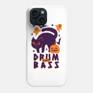 DRUM AND BASS  - Halloween Steez  (Purple/orange) Phone Case