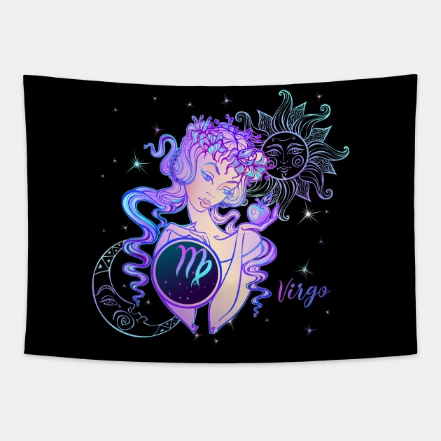 Virgo Astrology Horoscope Zodiac Birth Sign Gift for Women Tapestry by xena