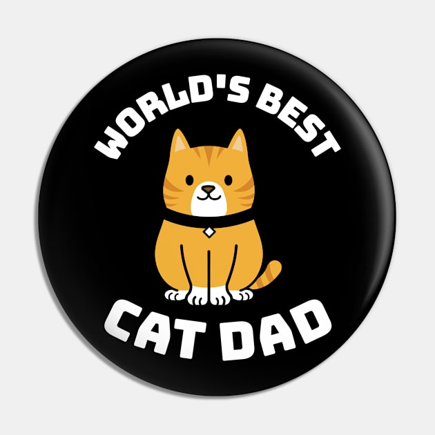 World's Best Cat Dad Pin by Sunil Belidon