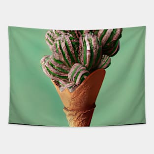 Cactus Ice Cream Tapestry