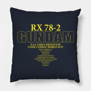 GUNDAM RX-78-2 Front and Back Pillow