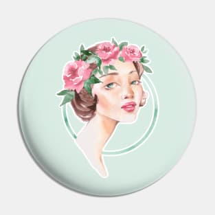 Summer girl Pin