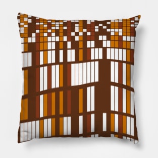 Wavy rectangles grid Pillow