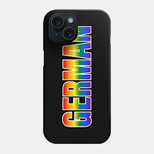 Rainbow German LGBTQ Pride Phone Case