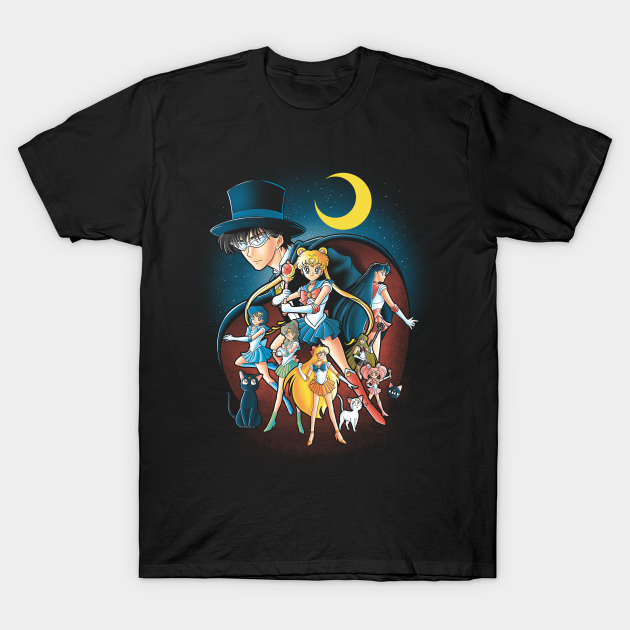 Moon power - Anime - T-Shirt