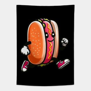 Hotdog Bun Fast Food Tapestry