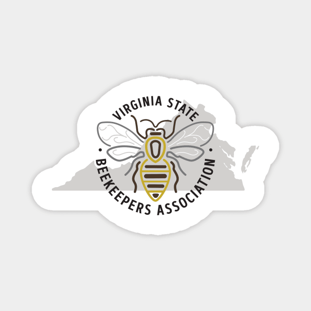 Official VSBA Logo Magnet by Virginia State Beekeepers