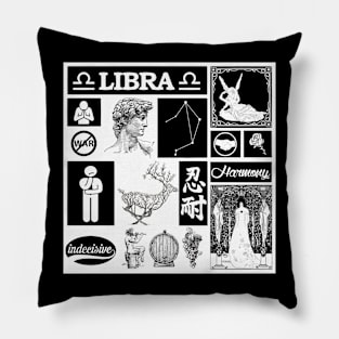 LIBRA ZODIAC SIGN CHART Pillow